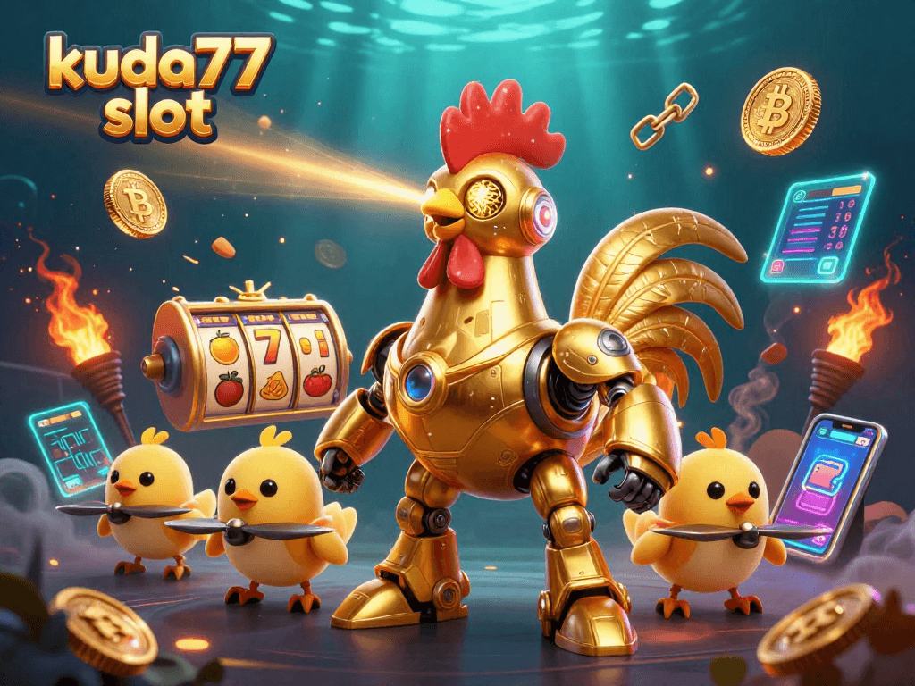 Menangkan hadiah menarik di kuda77 slot dengan mesin slot dan simbol keberuntungan.