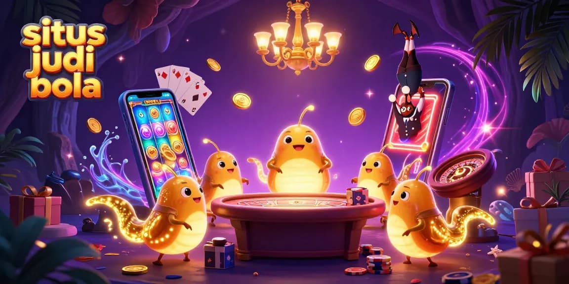 Experience the thrill of situs judi bola with colorful animations and lively casino atmosphere.