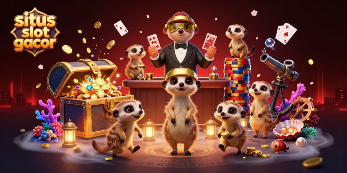 Mengungkap situs slot gacor dengan koloni meerkat mengelola kasino penuh warna dan beragam harta karun.