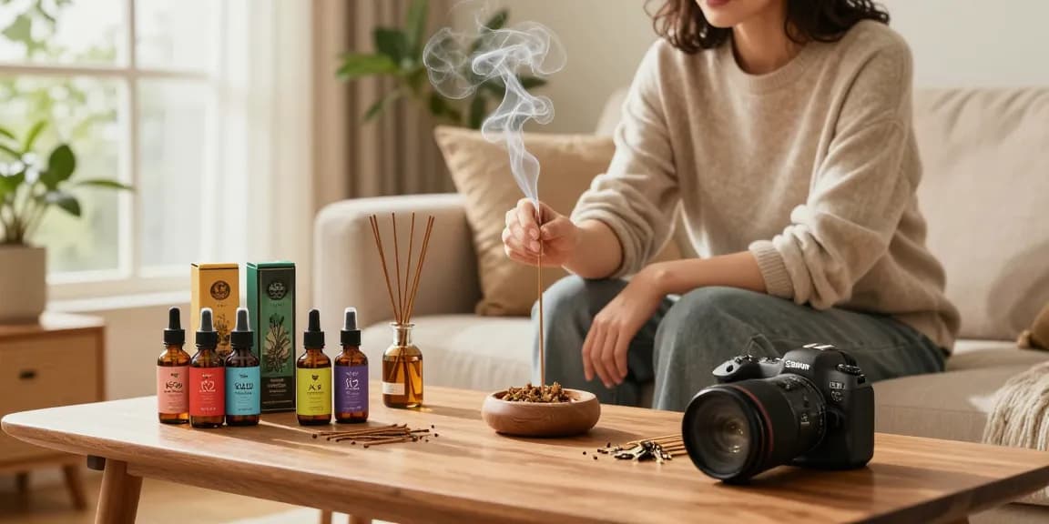 Experience elevated relaxation with our premium liquid herbal incense collection at home.