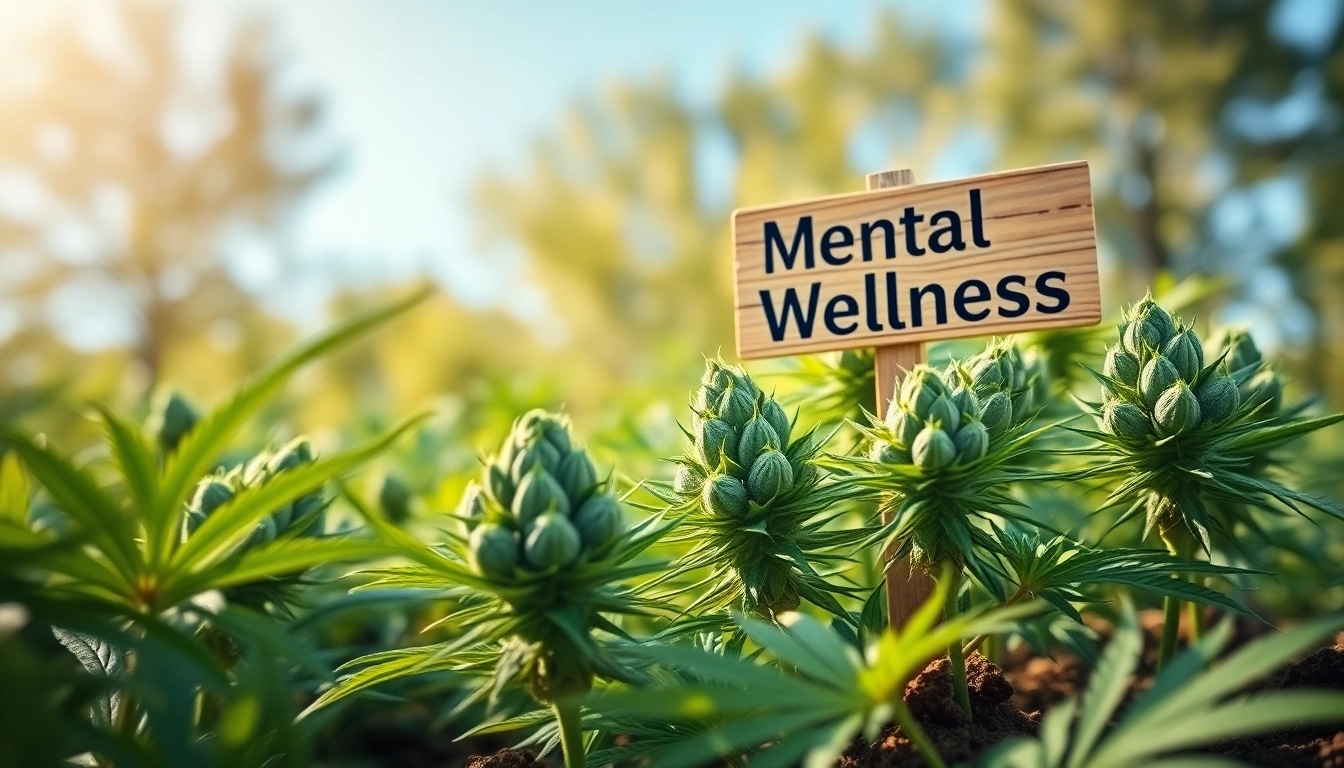 Visual representation of Mental Wellness CBD buds highlighting their therapeutic essence in a natural setting.