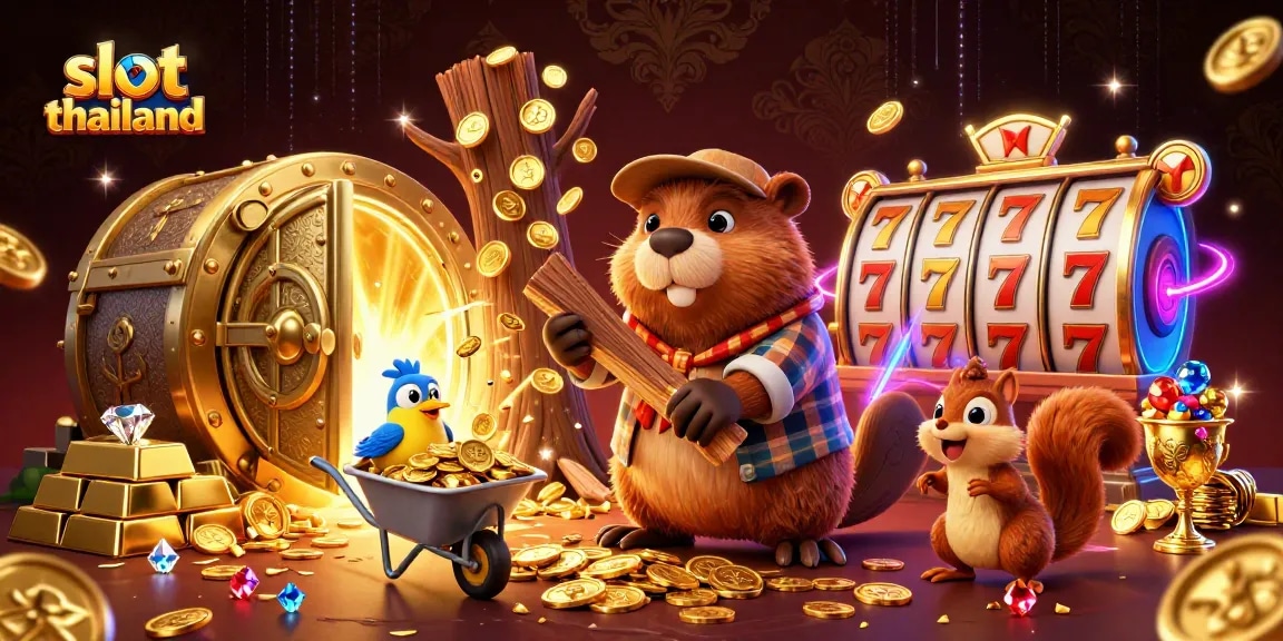 Experience winning excitement with slot thailand in a vibrant casino scene filled with treasures.