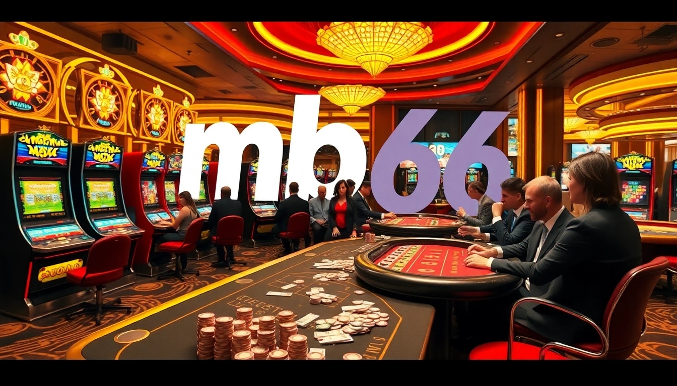 Experience the thrill of gambling at mb66 with exciting casino games and vibrant atmosphere.