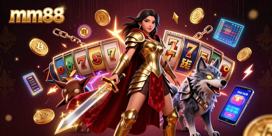 Experience thrilling gameplay with mm88, featuring vibrant 3D characters and dynamic slot game elements.