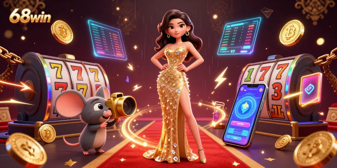 Experience the winning excitement at 68win with a glamorous gaming atmosphere focused on slots and crypto.