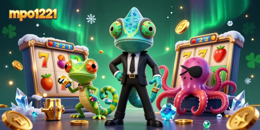 Engage with mpo1221’s thrilling slots experience featuring vibrant characters and game elements.