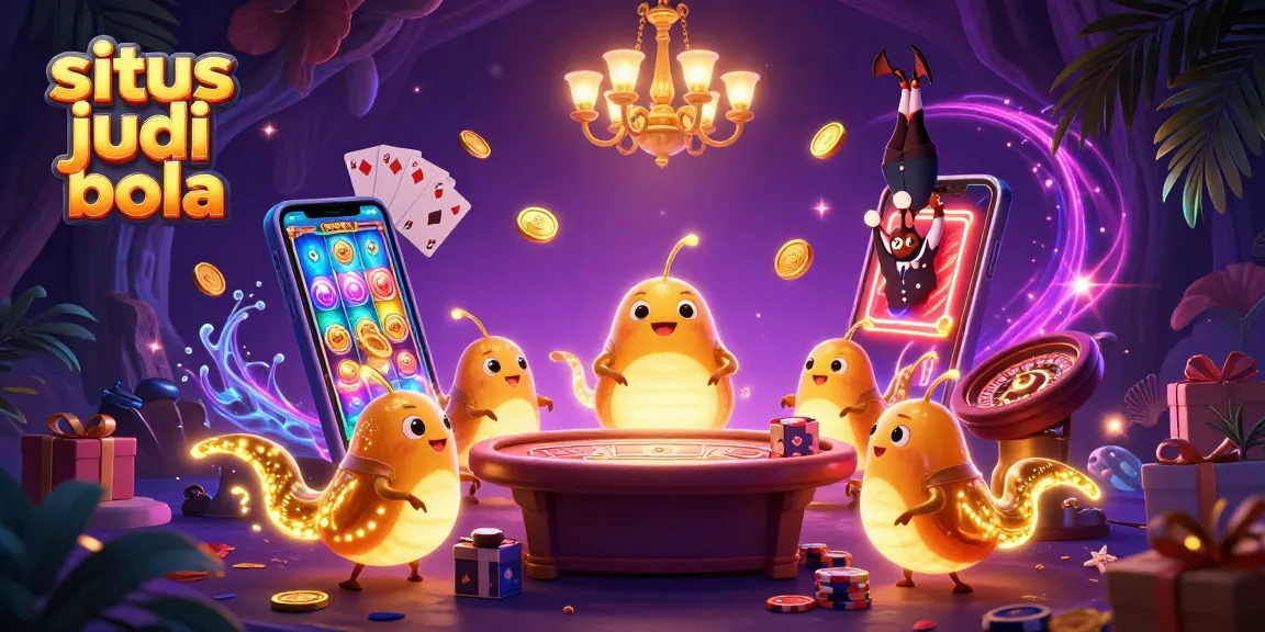 Experience the thrill of situs judi bola with colorful animations and lively casino atmosphere.