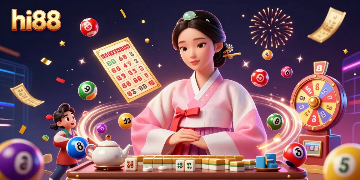 Win exciting prizes while enjoying hi88's vibrant lottery scene with lively elements.