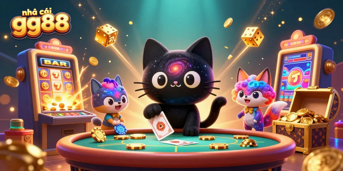 Experience excitement at nhà cái gg88 with vibrant casino characters in a dynamic gaming universe.