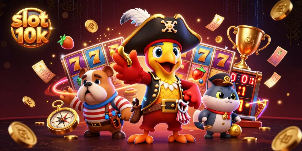 Spin the reels and unleash big wins at slot 10k, with vibrant casino elements and dynamic action.