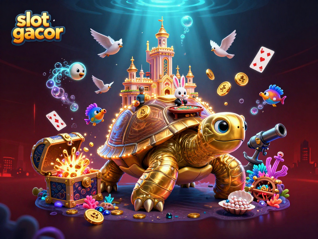Menangkan slot gacor dengan suasana kasino yang mewah dan berwarna-warni.