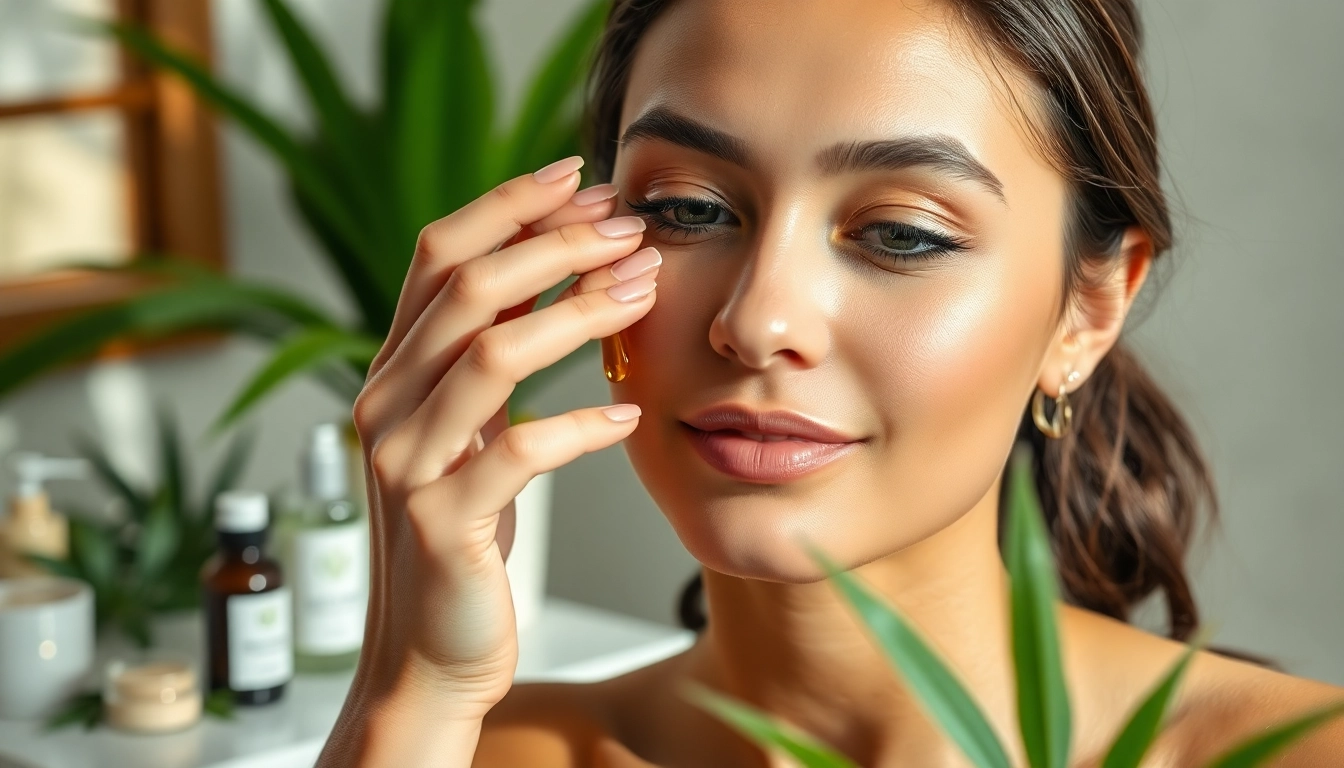 Applying CBD oil for skin enhances hydration and promotes a healthy glow.