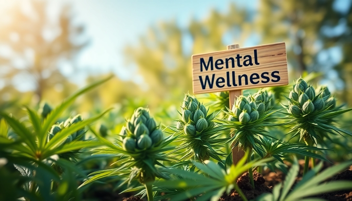 Visual representation of Mental Wellness CBD buds highlighting their therapeutic essence in a natural setting.