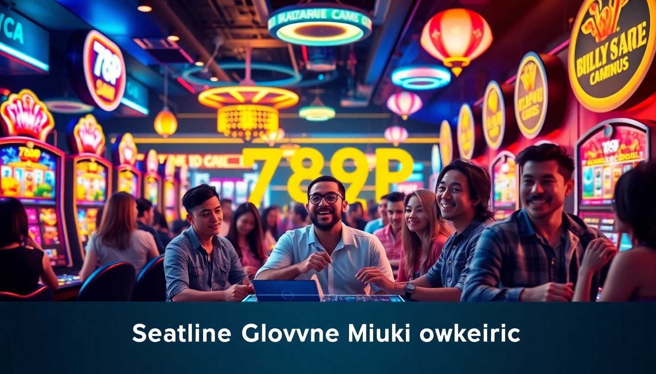 Exciting gaming scene at https://789p.direct/ showcasing online casino diversity and engagement.